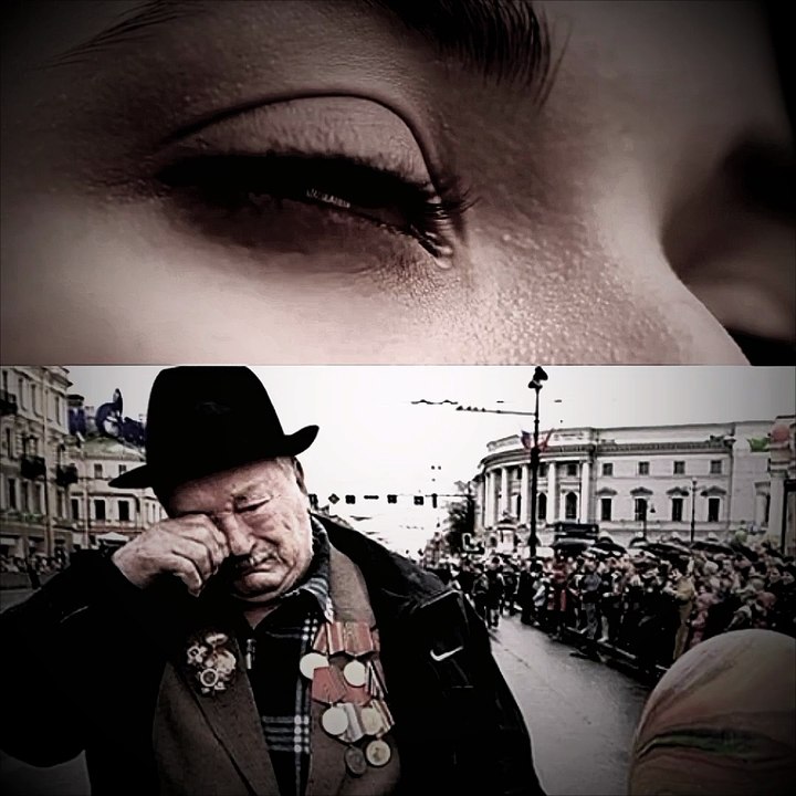 WW2 old vateren walking alone on victory day