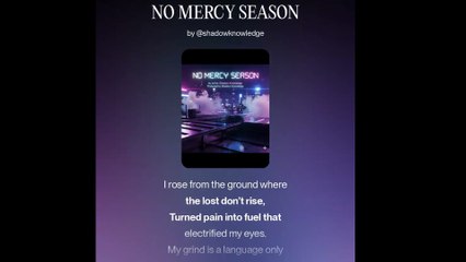 NO MERCY SEASON – Shadow Knowledge (Official Music Video)