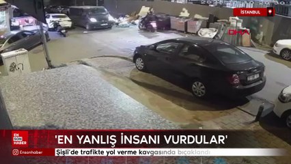 Şişli’de trafikte yol verme kavgasında bıçaklandı
