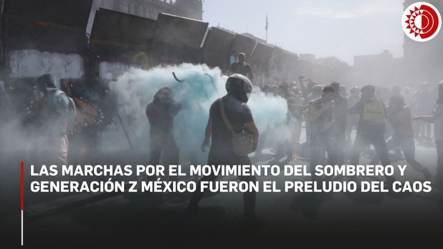 Enfrentamientos tras marchas al Zócalo: 40 detenidos y daños en sede de la SCJN