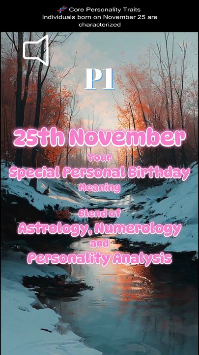 25 November 🌟 Timeless Birthday Messages !