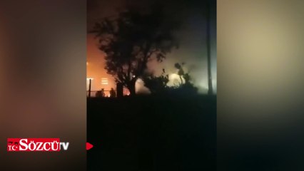 Tesla bayisi alev alev yandı! Onlarca sıfır araç kül oldu