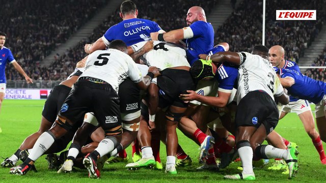Les Bleus s'imposent après un match brouillon contre des Fidjiens sans complexe - Rugby - Tests