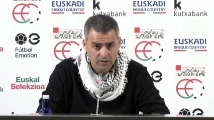 Seleccionador de Palestina: "Ha sido un partido histórico"