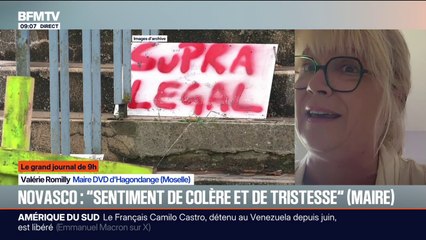 Novasco: "On se doute bien que la liquidation judiciaire va être prononcée et que le site d'Hagondange est très compromis", regrette Valérie Romilly (maire DVD d'Hagondange)