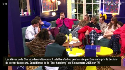 Après la décision d'Ema de quitter la Star Academy, les autres élèves découvrent la lettre qu'elle leur a laissée et son contenu