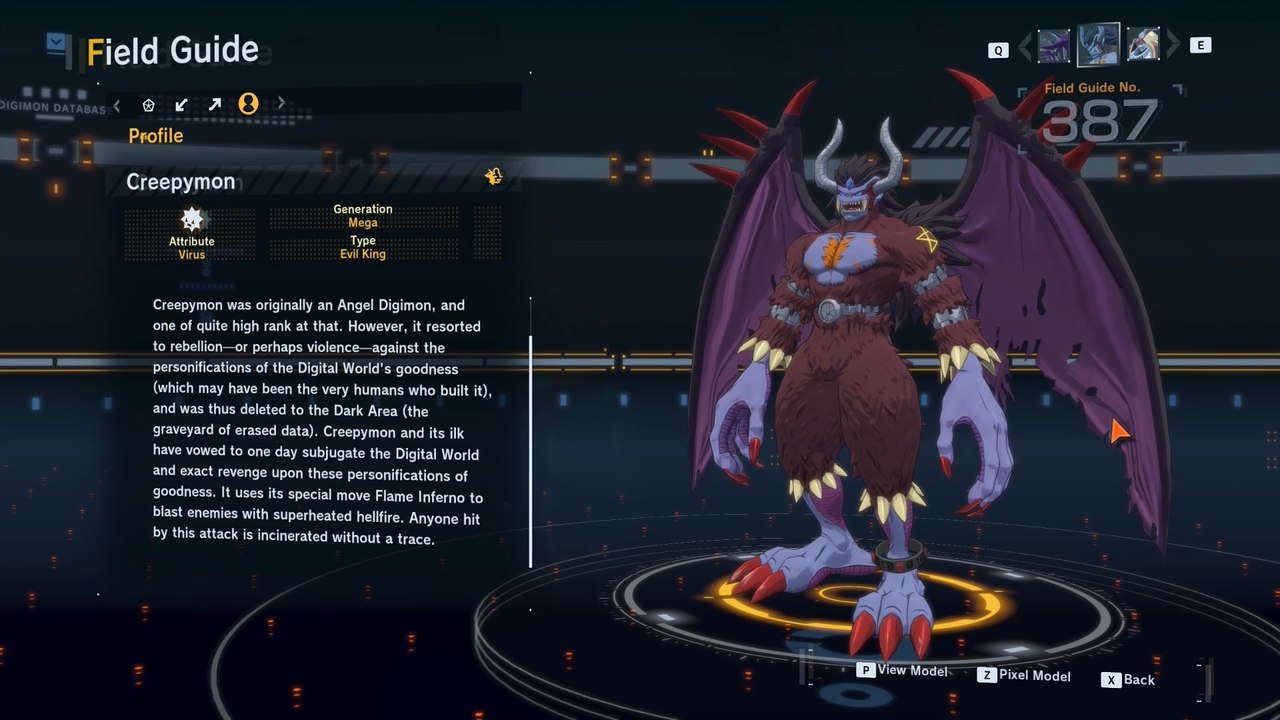 creepymon all digivolution/de-digivolution/profile Digimon Story Time Stranger