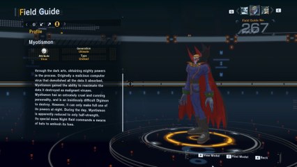 myotismon all digivolution/de-digivolution/profile Digimon Story Time Stranger