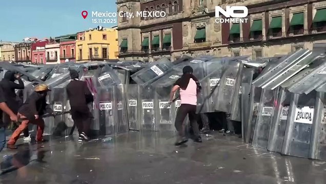 اندلاع اشتباكات خلال احتجاجات لجيل زد ضدّ الرئيسة كلوديا شينباوم في مكسيكو سيتي