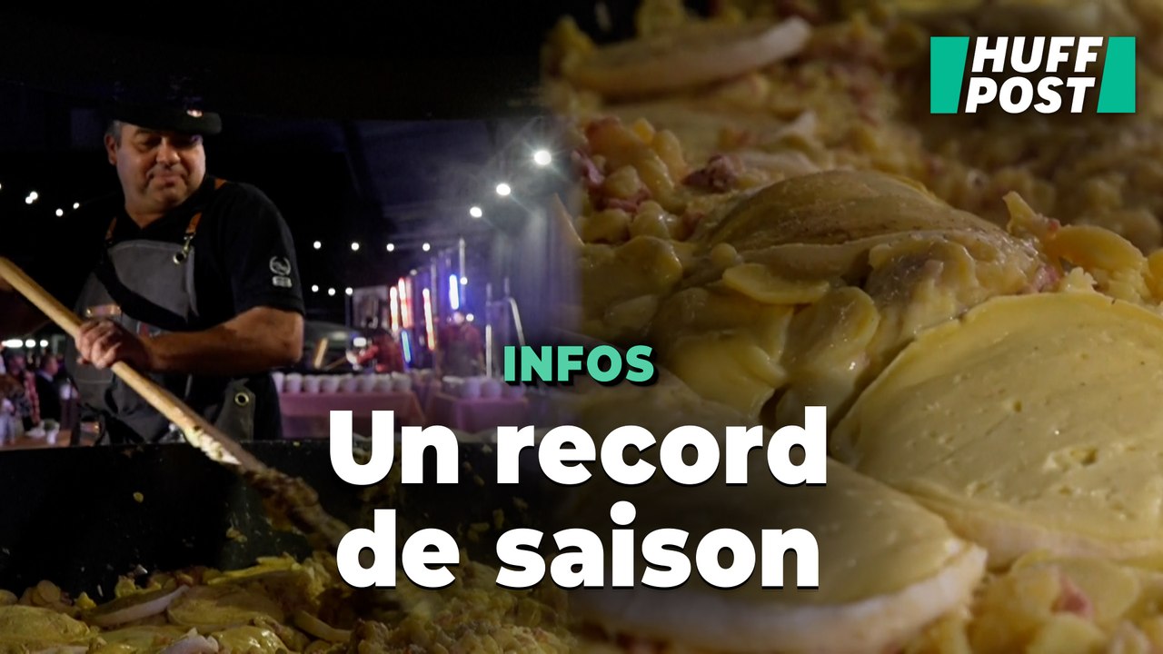 En Savoie, le record de la plus grosse tartiflette du monde a été battu et c’est pour la bonne cause