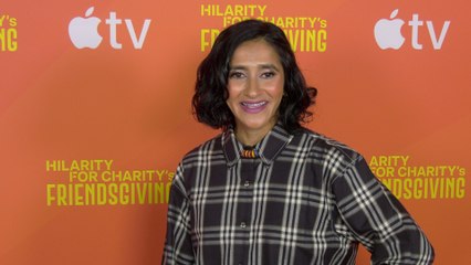 Aparna Nancherla attends Hilarity For Charity's "Friendsgiving" fundraising event