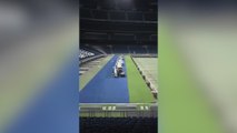 ¡Es hipnotizante! Así se ha transformado el Bernabéu para el partido de la NFL