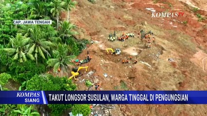 Takut Longsor Susulan, Warga Cibeunying Cilacap Pilih Tinggal di Pengungsian