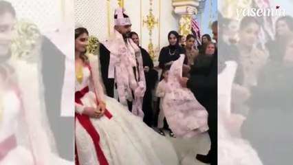 Böyle düğün ne görüldü ne duyuldu: 200 TL'den miğfer ve yelek yapıp damada taktılar