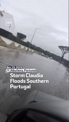 Storm Claudia Floods Southern Portugal