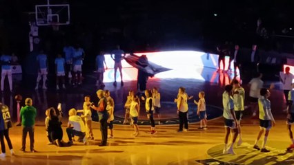 Sortie du club au match de la Chorale de Roanne le 14/11/2025 : la présentation des joueurs