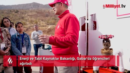 Enerji ve Tabii Kaynaklar Bakanlığı, Gabar'da öğrencileri ağırladı