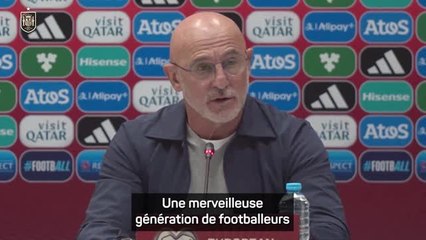 Espagne - De la Fuente fier de son équipe qui reste invaincue depuis 30 matches