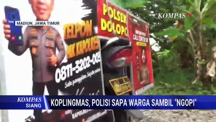 Koplingmas di Madiun: Polisi Keliling Bagi Kopi, Warga Makin Mudah Beri Informasi