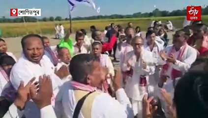 শ্ৰীমন্ত শংকৰদেৱ সংঘৰ ৯৫ সংখ্যক বাৰ্ষিক অধিৱেশনৰ লাইখুঁটা স্থাপন