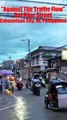 Against the Traffic Flow on Del Pilar Street in Cabanatuan City, Nueva Ecija, Philippines