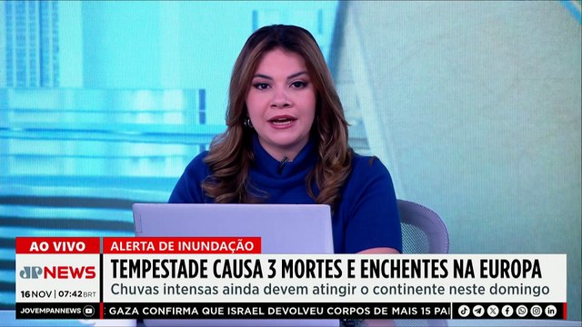 Tempestade Claudia mata três pessoas e causa inundações na Europa