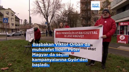 Macaristan seçimlerine geri sayım: Orban kapalı kapılar ardında, Magyar sokakta kampanyaya başladı