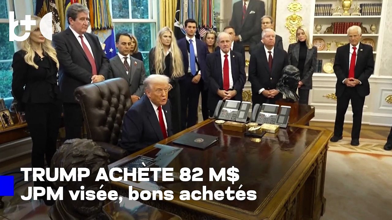 Trump s'enrichit à la présidence / A acheté 82 millions de dollars d'obligations depuis fin août