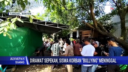 Dirawat Sepekan, Siswa SMP Tangsel yang Jadi Korban Bullying Meninggal