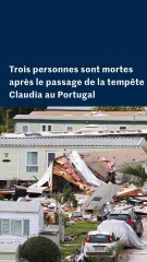 Tempête Claudia : trois personnes sont décédées au Portugal