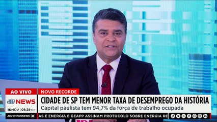 São Paulo registra a menor taxa de desemprego da história