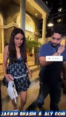 Bollywood Actress Jasmin Bhasin with Aly Goni 🥰