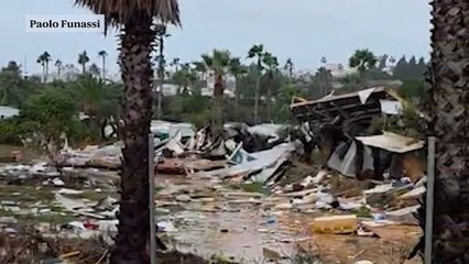 British woman dies in Portugal as Storm Claudia brings violent weather