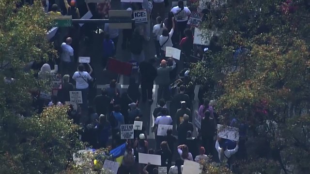 Anti-ICE activists protest, as US immigration raids begin in Charlotte, N.C.