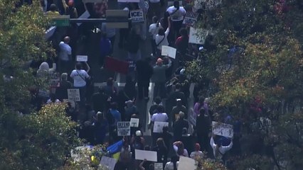 Anti-ICE activists protest, as US immigration raids begin in Charlotte, N.C.