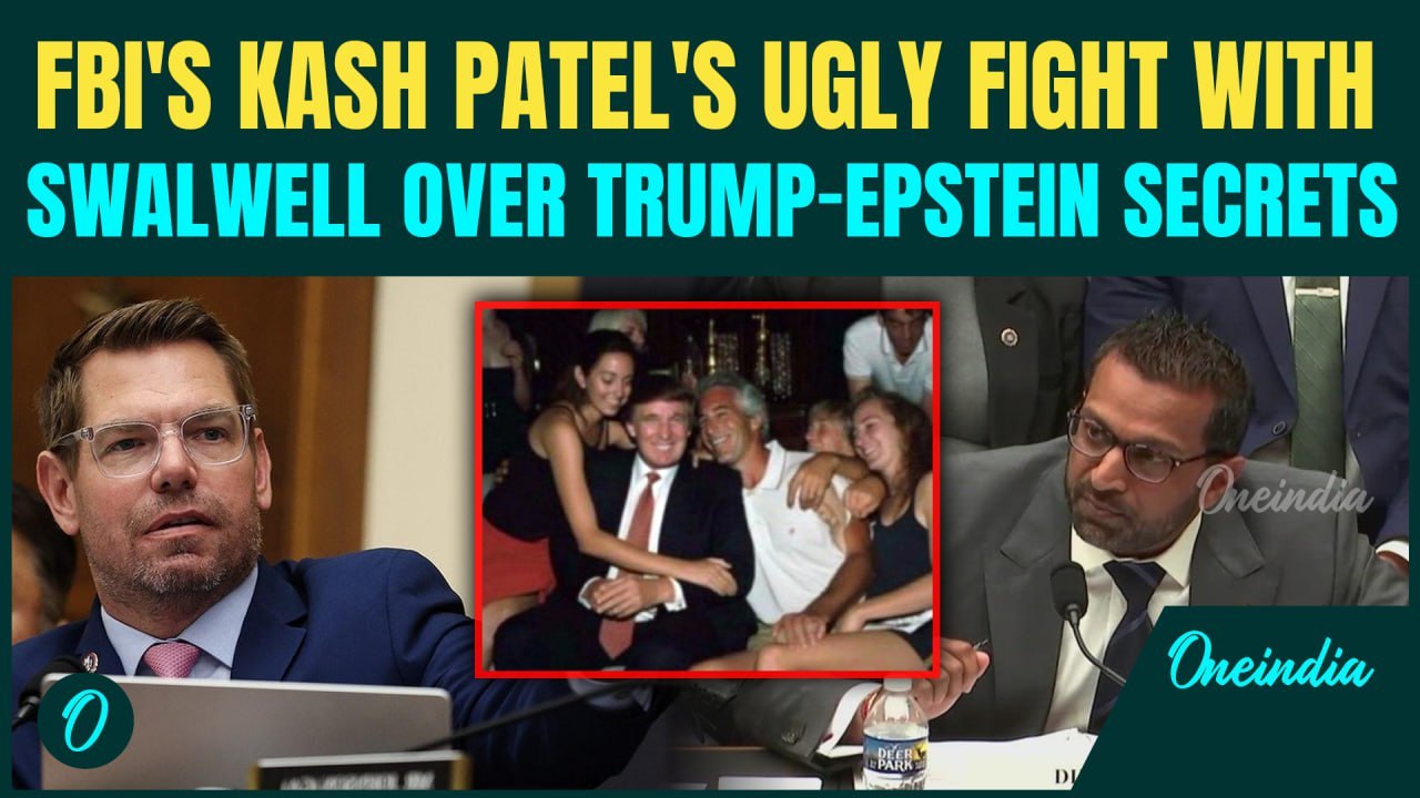 VIDEO: Kash Patel  Defends Trump  Fights With Swalwell in Fiery House Hearing Over Epstein Files