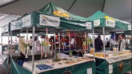 Feira do Teatro anima manhã de domingo em Cascavel