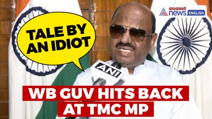 WB Governor Mocks TMC MP’s Allegations of Arms in Raj Bhavan