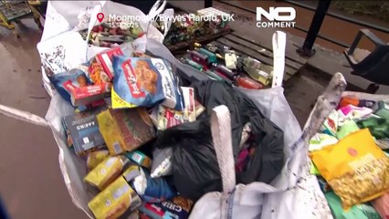 In Großbritannien räumen Ewyas Harold und Monmouth nach Sturm Claudia Hochwasserschäden auf