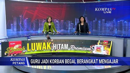 Guru Dibegal di Cibitung, Motor Raib dan Tangan Luka Tersabet Sajam | KOMPAS PETANG