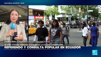 Informe desde Guayaquil: fuerte despliegue de seguridad en referendo y consulta popular en Ecuador