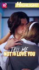 So wanna be my girl? | Tell Me Not to Love You | ReelShort #kiss #firstlove #campusromance #sweet