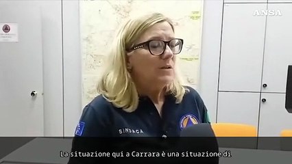 Maltempo Carrara, sindaca: "Preoccupati per perturbazioni che potrebbero arrivare"