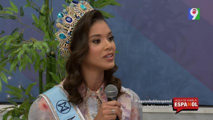 Miss Mundo RD en "Las más Calientes de la Semana" | Aquí se Habla Español