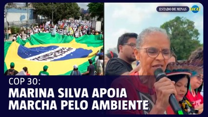 Ministra do Meio Ambiente do Brasil aprova marcha de manifestantes pelas ruas da sede da Cop30