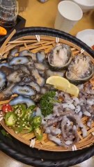 Ingredients for cooking seafood