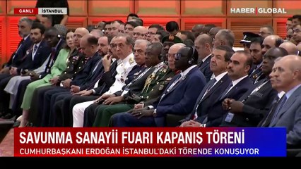 Cumhurbaşkanı Erdoğan'dan 'savunma sanayii' mesajı