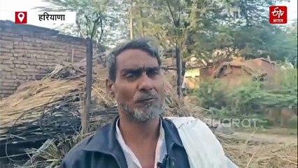 नूंह में थार पर पटाखे चलाने का विरोध करना पड़ा महंगा, भूसे के घर में लगाई आग, महिला पर भी हमला