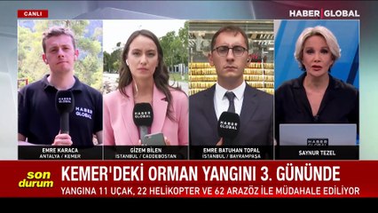 Yunanistan orman yangınlarıyla cehennemi yaşıyor! Yerleşim yerleri tehlikede