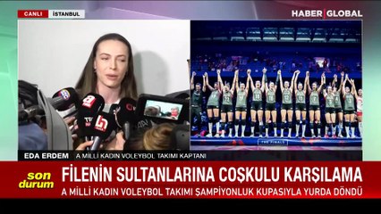 Filenin Sultanları yurda döndü! Antrenör Daniele Santarelli: Dünyada bir numarayız